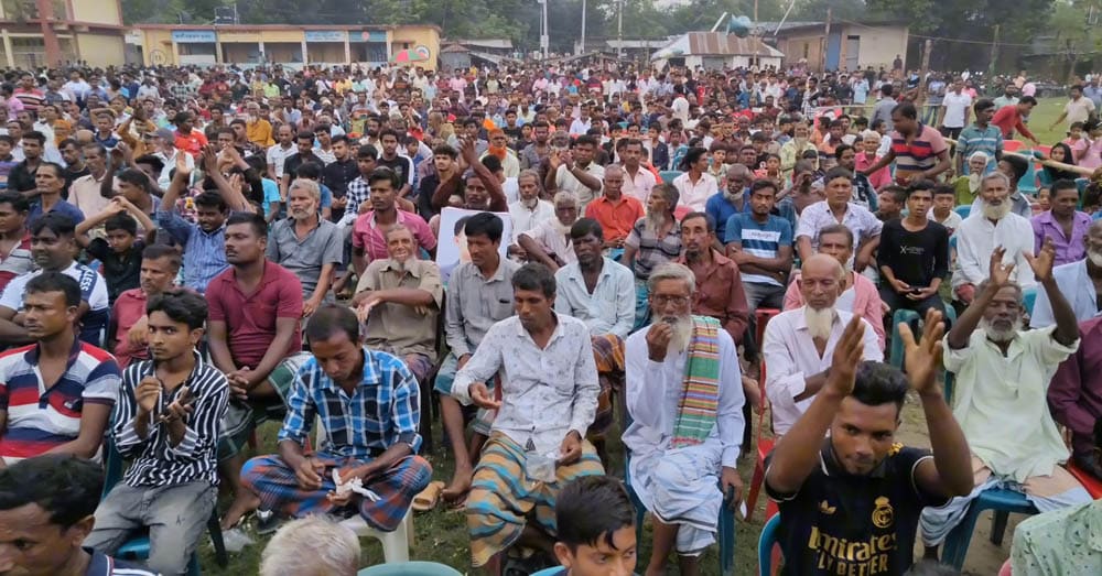 গাংনীর পীরতলায় গণসমাবেশে আসাদুজ্জামান বাবলু ।। মানুষের কণ্ঠরোধকারী ফ্যাসিস্ট হাসিনাকে দ্রুত ফাঁসি দিতে হবে