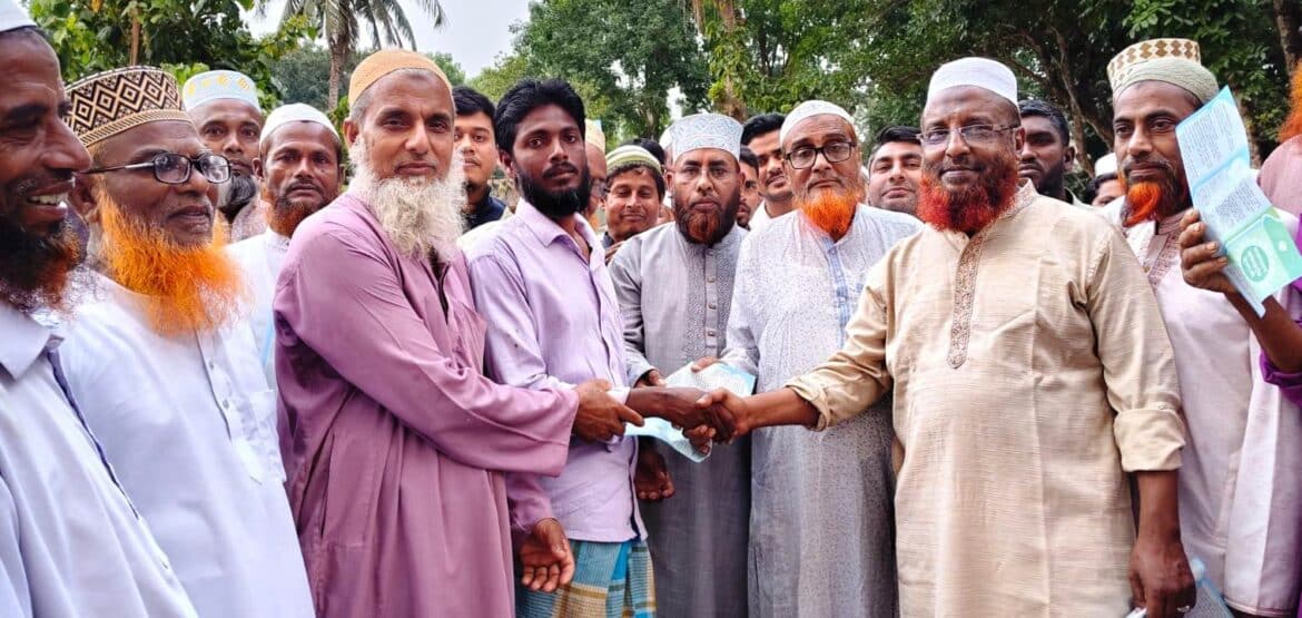 গাংনীতে জামায়াত প্রার্থীর গণসংযোগ